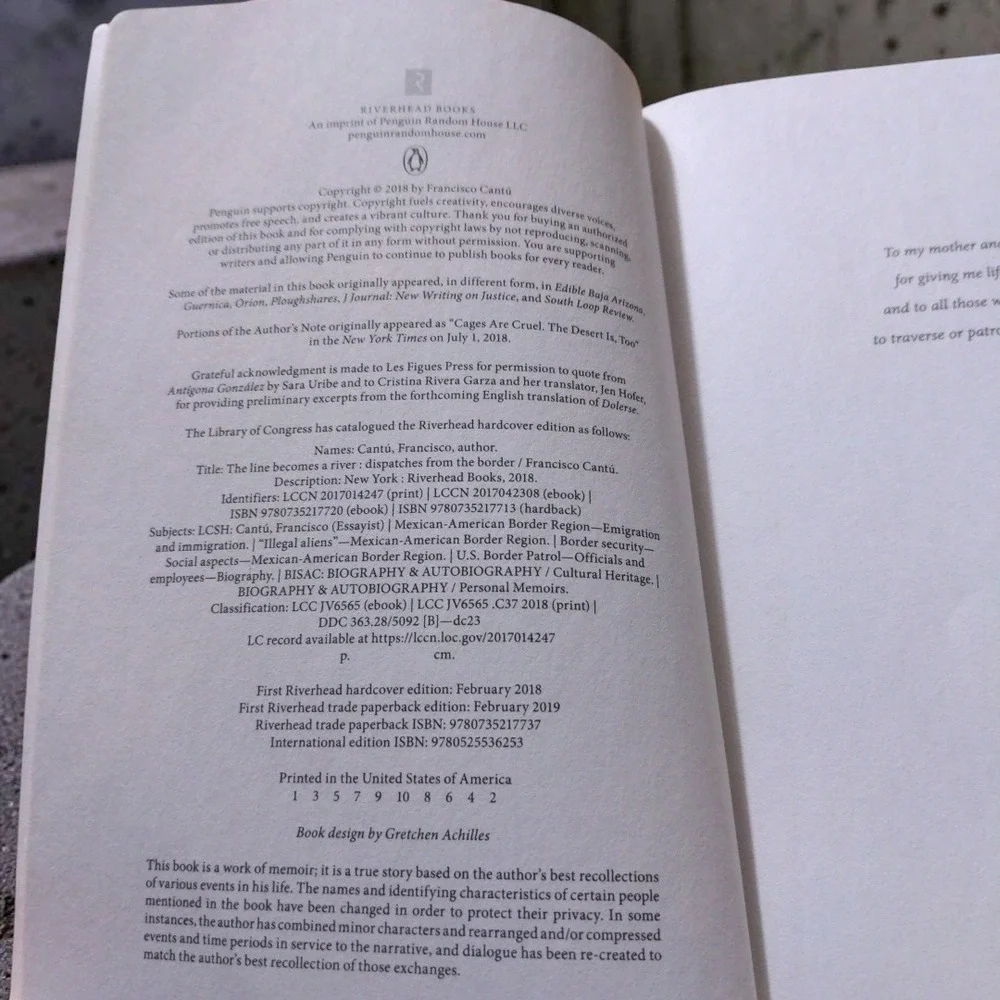 The‎ Line Becomes a River Francisco Cantu 2019 Paperback First Edition Memoir